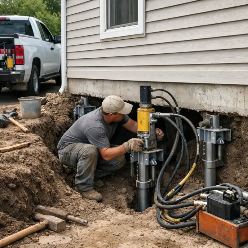 Foundation Piering Centreville