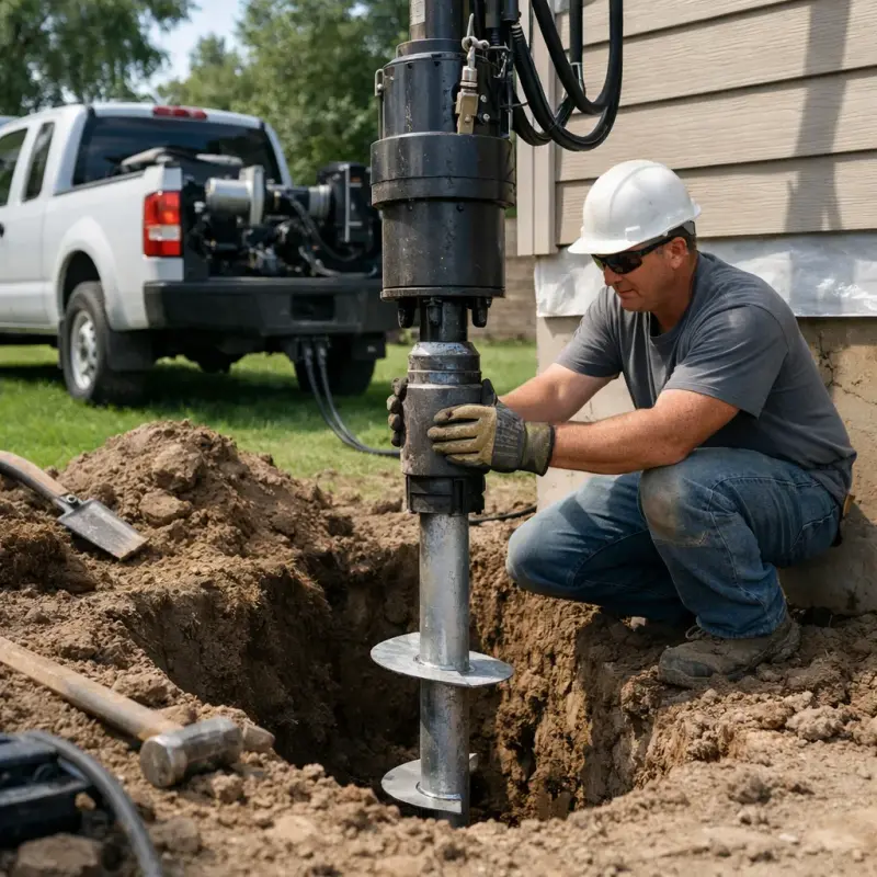 Helical Pier Installation Centreville